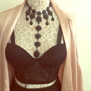 Lingerie crop top